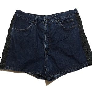 Harley Davidson Denim High Waist Shorts  14/16